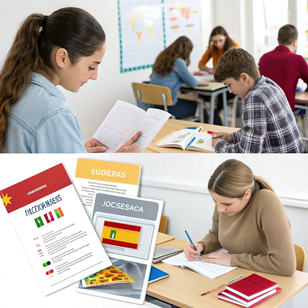 Spanish language course materials